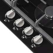 Baridi Gas Hob with 4 Cooking Zones 60cm - Black DH226 Baridi - Dynamic Drive