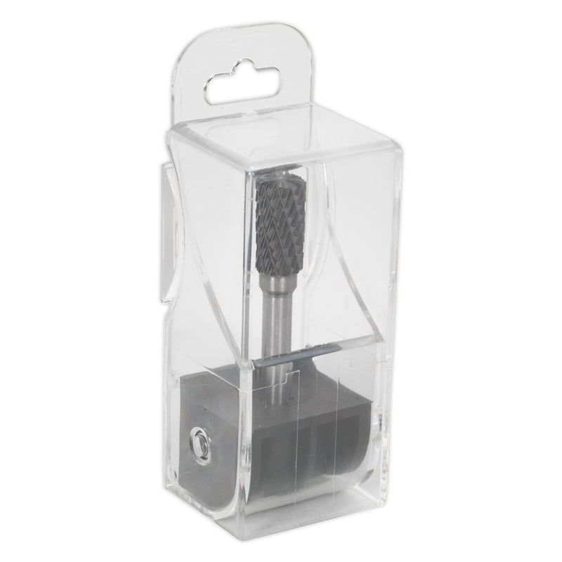 Sealey Tungsten Carbide Rotary Burr Cylindrical Front End Cut10mm SDB01 Sealey - Dynamic Drive