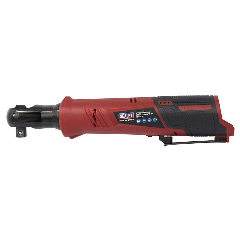 Sealey Cordless Ratchet Wrench 1/2"Sq Drive 12V SV12 Series Body Only CP1209 Sealey - Dynamic Drive