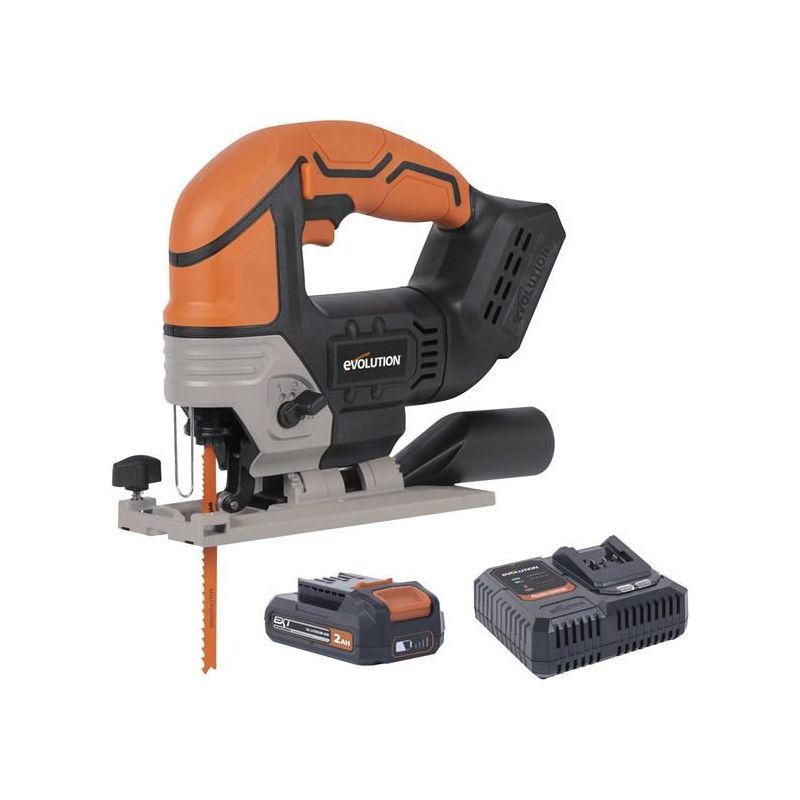 Evolution R90JGS-Li EXT Jigsaw 18V 1 x 2.0Ah Li-ion Evolution - Dynamic Drive