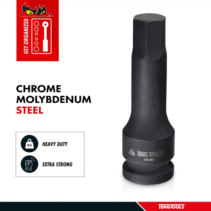 Teng Tools 1/2" Hex Impact Socket DIN AF 3/4" Teng Tools - Dynamic Drive