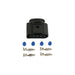 Connect for VW Electrical Female Connector 2.8mm 4 Pin Kit 45pc 37383 Tool Connection - Dynamic Drive