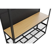Heavy-Duty Modular Workbench Racking & Pegboard 1820mm 300kg Capacity Per Level Sealey - Dynamic Drive