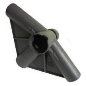 Centre Plastic Corner Grey Fibre Frame M56008GRIS+R28 UK Camping And Leisure - Dynamic Drive