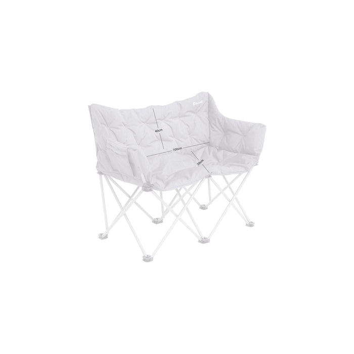 Outwell Sardis Lake Padded Foldable Two Seater Sofa Chair Camping Outwell - Dynamic Drive