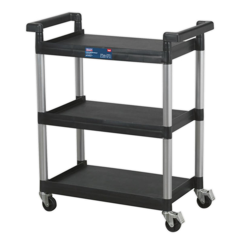 Sealey Workshop Trolley 3-Level CX308 Sealey - Dynamic Drive