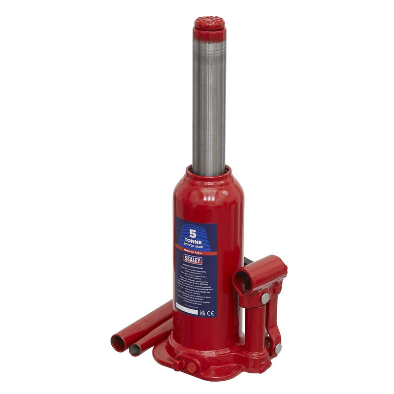 Sealey Bottle Jack 5 Tonne SJ5 Sealey - Dynamic Drive