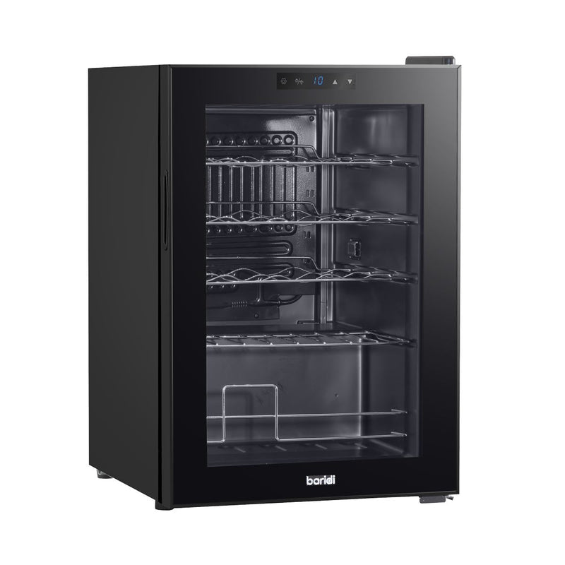 Baridi 20 Bottle Wine Cooler Fridge with Touchscreen Controls & LED Light - Black Baridi  - Dynamic Drive