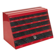 Sealey Drill Bit Counter Top Dispenser 250pc HSS Roll Forged DBRFSET Sealey - Dynamic Drive