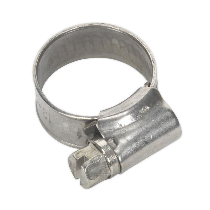 Sealey Hose Clip Stainless Steel 13-19mm Pack of 10 SHCSSM00 Sealey  - Dynamic Drive