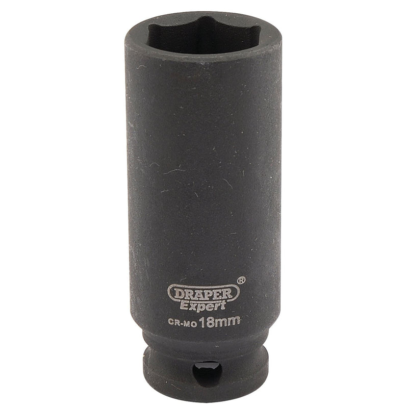 Draper Expert HI-TORQ 6 Point Deep Impact Socket, 3/8" Sq. Dr., 18mm Draper - Dynamic Drive