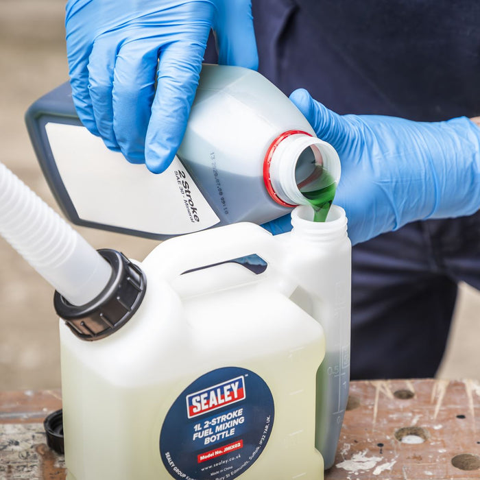 Sealey 2-Stroke Fuel Mixing Bottle 1L JMIX02 Sealey - Dynamic Drive
