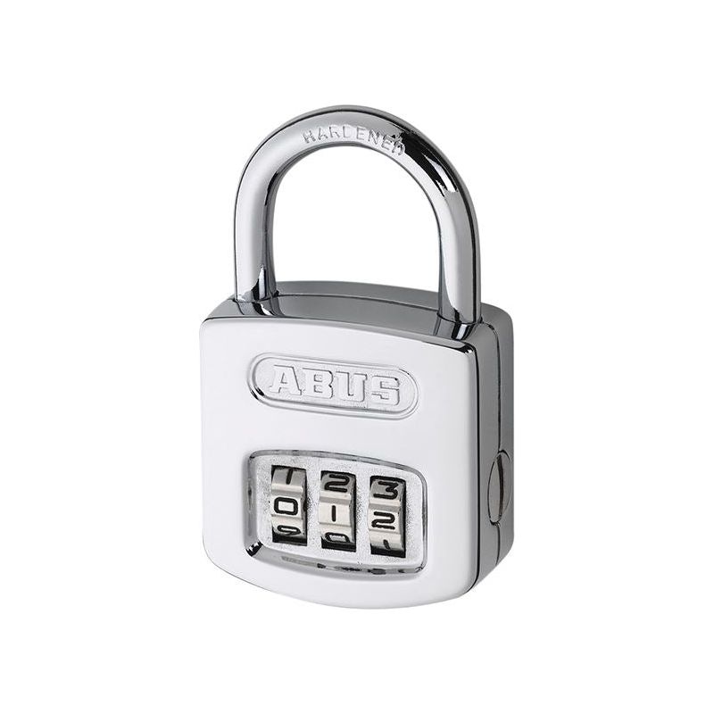 Abus Mechanical 160/50 50mm Steel Case Die-Cast Body Combination Padlock (4-Digit) Carded ABUS Mechanical - Dynamic Drive