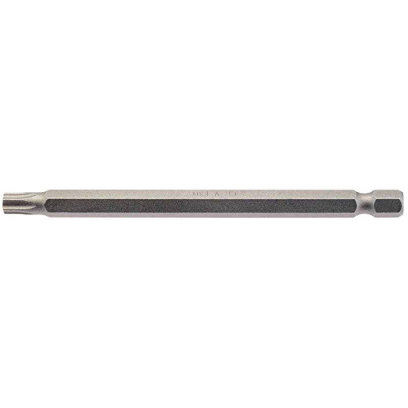 Draper TX-STAR Insert Bit, 1/4" Hex, 100mm Long, T30 (Pack of 1) Draper - Dynamic Drive