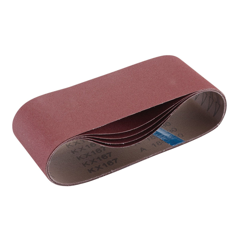 Draper Cloth Sanding Belt, 100 x 610mm, 180 Grit (Pack of 5) 09257 Draper - Dynamic Drive