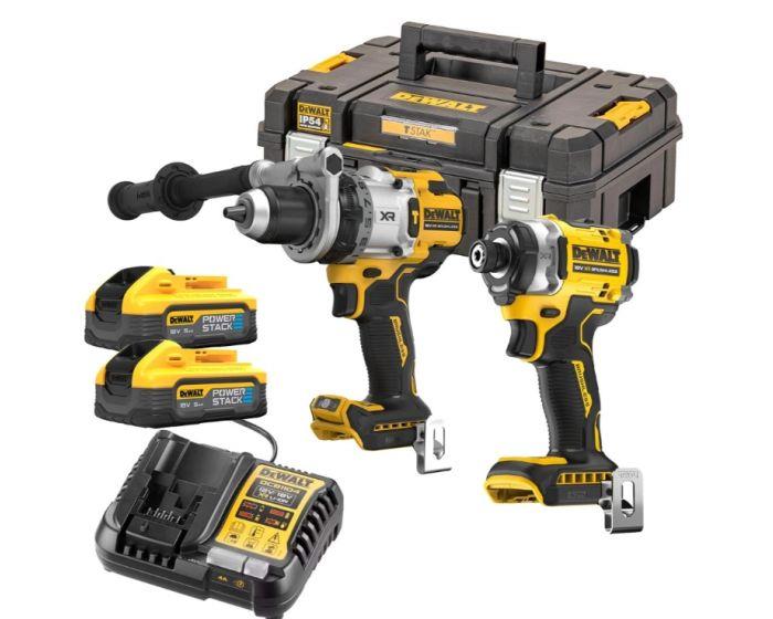 Dewalt DCK2200H2T POWERSTACK™ Twin Pack 18V 2 x 5.0Ah Li-ion Dewalt - Dynamic Drive