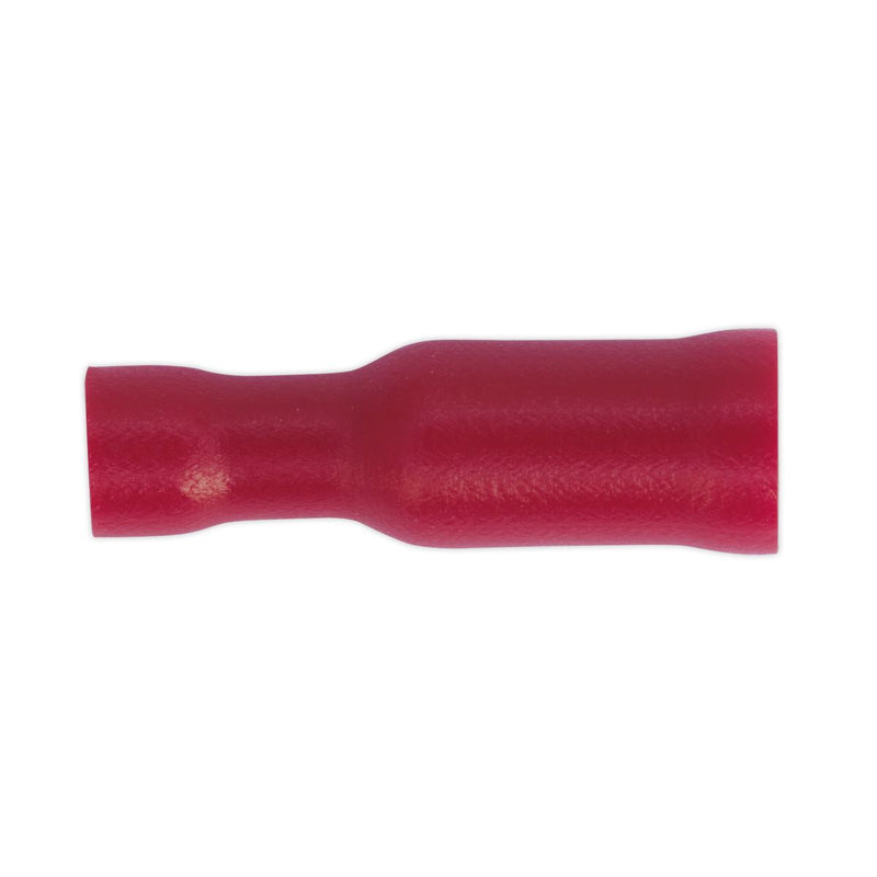 Sealey Female Socket Terminal 4mm Red Pack of 100 RT23 Sealey  - Dynamic Drive