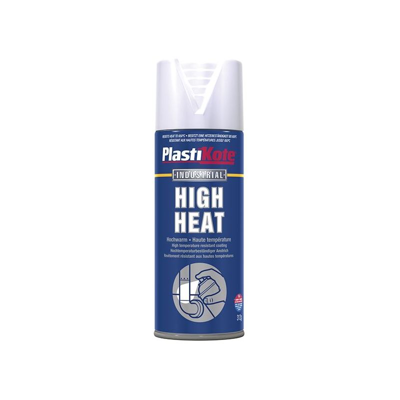 Plastikote High Heat Paint Black 400ml PlastiKote - Dynamic Drive