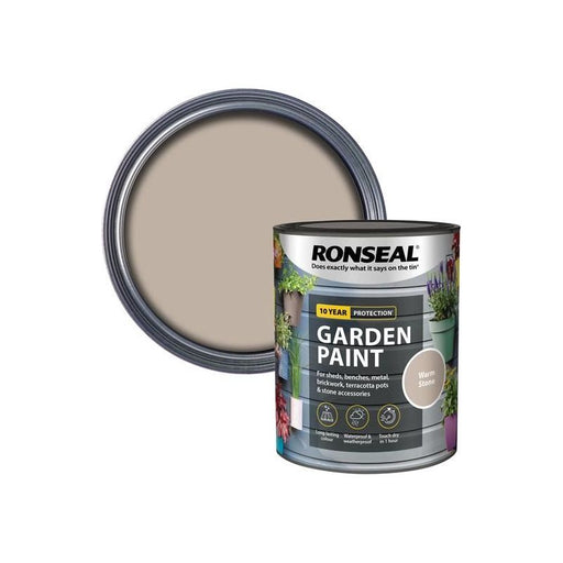 Ronseal Garden Paint Warm Stone 750ml Ronseal - Dynamic Drive