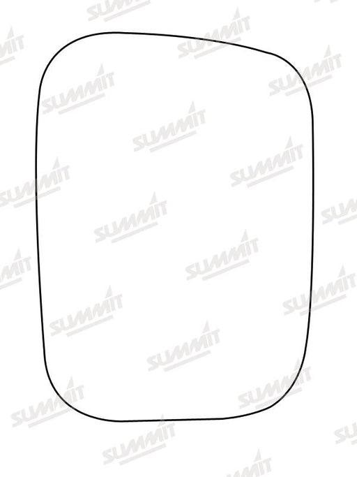 Summit Stick-On Commercial Mirror Glass fits Nissan Urvan 79 to 95 LHS Summit - Dynamic Drive