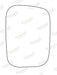 Summit Stick-On Commercial Mirror Glass fits Nissan Urvan 79 to 95 LHS Summit - Dynamic Drive