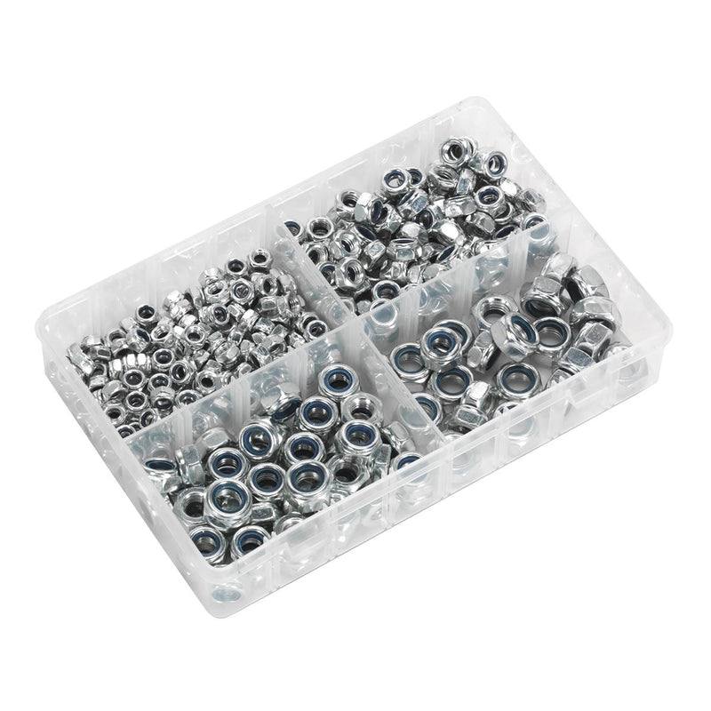 Sealey Nylon Locknut Assortment M6-M12 300pc AB032LN Sealey - Dynamic Drive