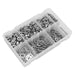 Sealey Stainless Steel Nut and Washer Assortment M5-M10 500pc AB077NW Sealey - Dynamic Drive