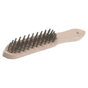 Silverline Heavy Duty Wire Brush 4 Row Silverline - Dynamic Drive