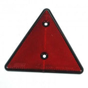 2 x Reflective Triangles E Approved reflectors for Trailers Screw on Red Maypole  - Dynamic Drive