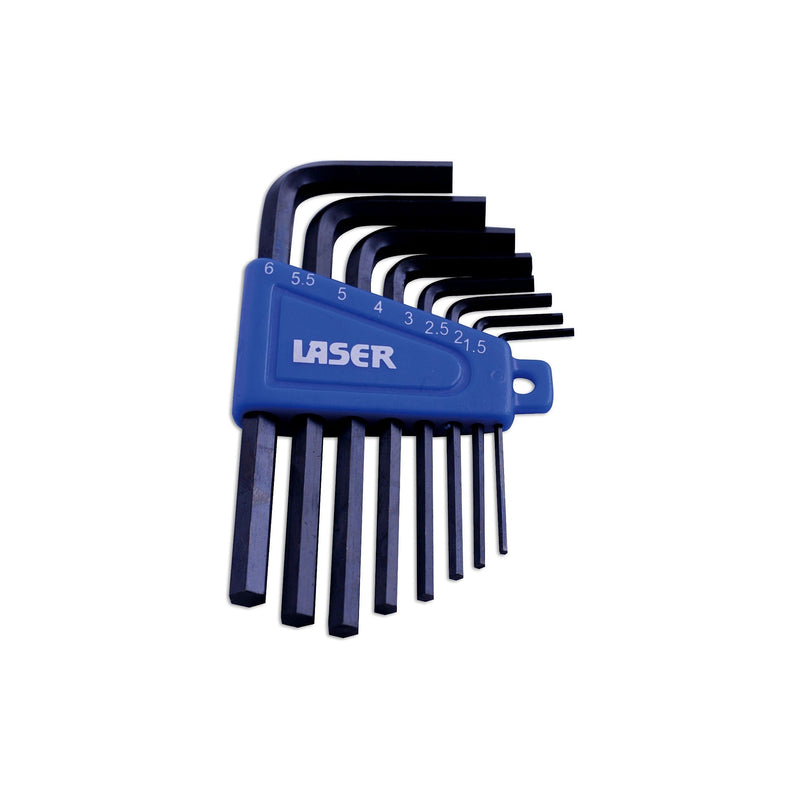 Laser Metric Hex Key Set 8pc 0268 Laser - Dynamic Drive