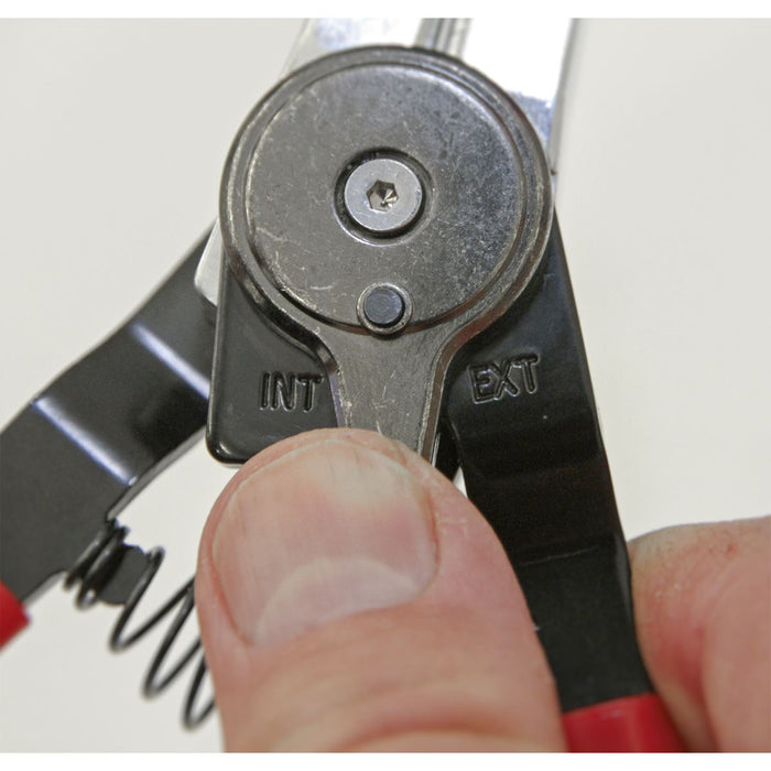 Sealey Circlip Pliers Set Internal/External Quick Change Sealey  - Dynamic Drive