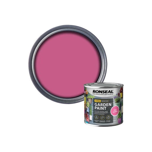 Ronseal Garden Paint Pink Jasmine 250ml Ronseal - Dynamic Drive