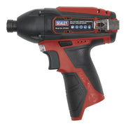 Sealey Cordless Impact Driver 1/4"Hex Drive 80Nm 12V SV12 Series Body Only Sealey - Dynamic Drive