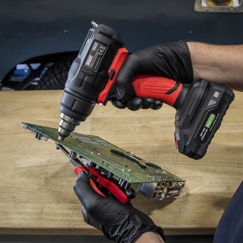 Sealey Cordless Hot Air Gun 20V SV20 Series Body Only CP20VHG Sealey - Dynamic Drive