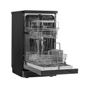 Baridi Slimline Freestanding Dishwasher 45cm Wide 10 Place Settings - Black Baridi - Dynamic Drive
