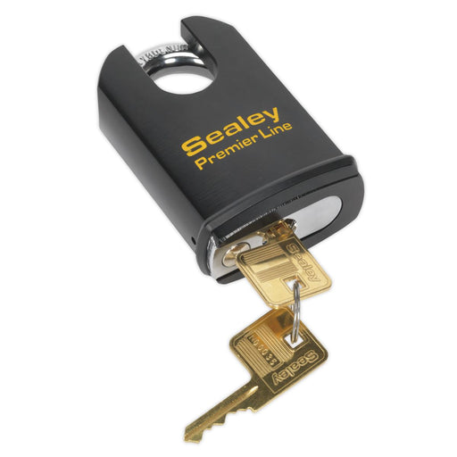 Sealey Steel Body Padlock Shrouded Shackle 61mm PL503S Sealey - Dynamic Drive