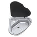 Thetford Series 33 Triangular Sink with Glass Lid, Left Hand, 480mm Thetford - Dynamic Drive