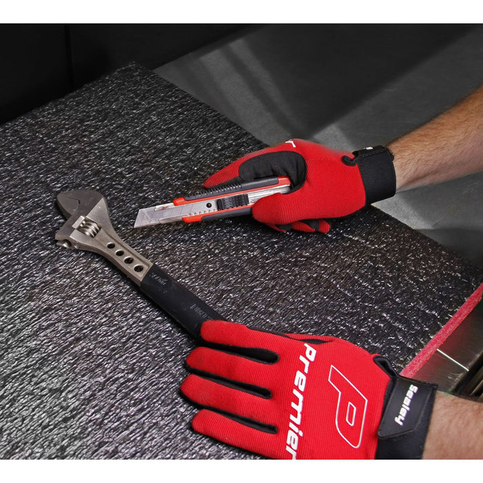 Sealey Easy Peel Shadow Foamï Red/Black 1200 x 550 x 50mm SF50R Sealey - Dynamic Drive