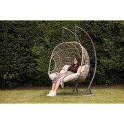 Dellonda Double Swinging Egg Chair with Cushion DG61 Dellonda - Dynamic Drive