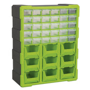 Sealey Cabinet Box 39 Drawer Hi-Vis Green/Black APDC39HV Sealey - Dynamic Drive