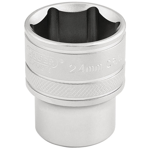 Draper 6 Point Metric Socket, 1/2" Sq. Dr., 24mm 16615 Draper - Dynamic Drive
