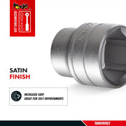 Teng Tools 1/2" Socket 6 pt Metric 17mm Teng Tools - Dynamic Drive