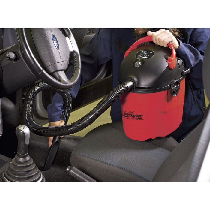 Sealey Vacuum Cleaner Wet & Dry 10ltr 1000W/230V PC100 Sealey  - Dynamic Drive