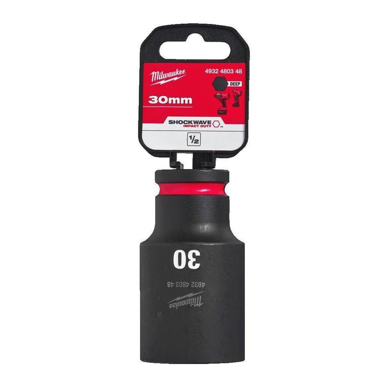 Milwaukee Hex Socket Shw 1/2 Deep 30mm-1Pc 4932480348 Milwaukee - Dynamic Drive