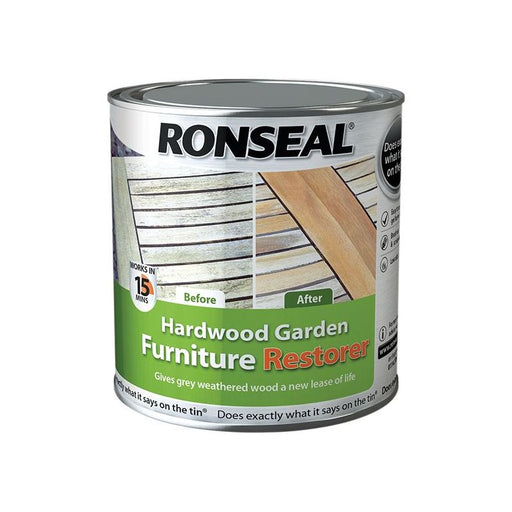 Ronseal Hardwood Garden Furniture Restorer 1 litre Ronseal - Dynamic Drive