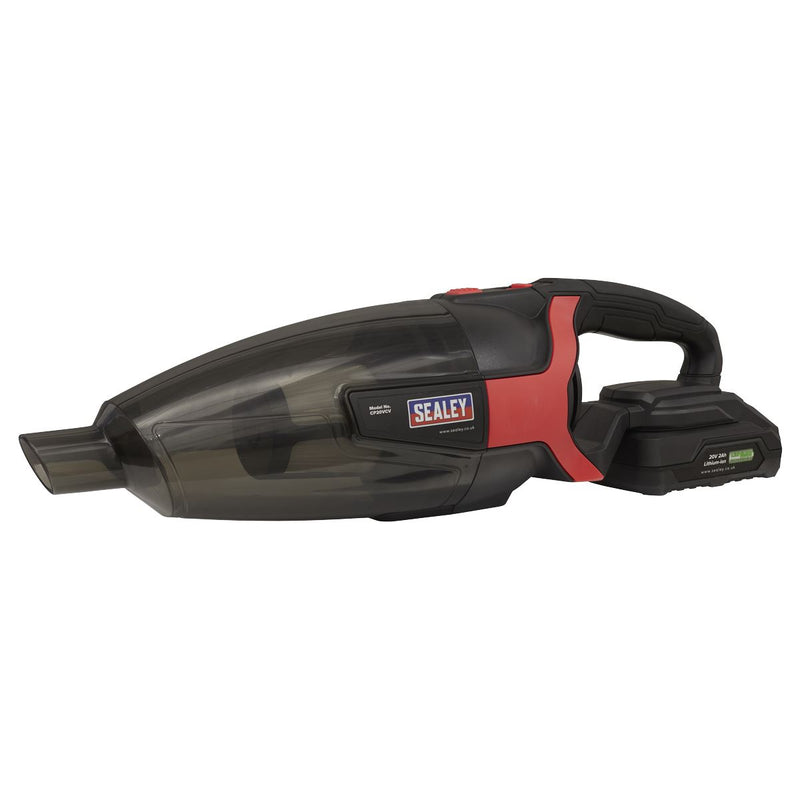 Sealey Cordless Handheld Vacuum Cleaner 650ml 20V SV20 Series Body Only Sealey - Dynamic Drive