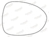 Summit Stick-On Standard Mirror Glass fits Mazda MX-5 10 to 16 RHS Summit - Dynamic Drive