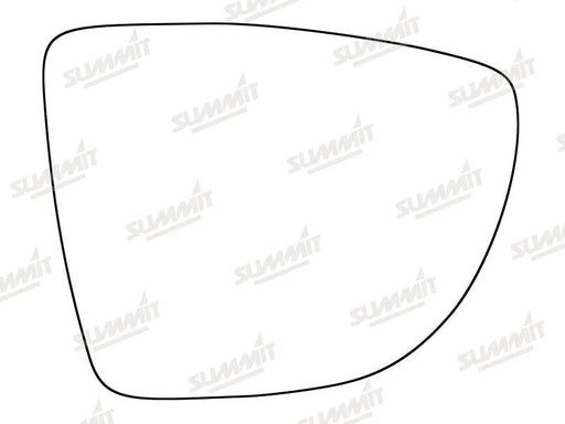 Summit Stick-On Aspheric Mirror Glass fits Renault Captur 13 on RHS Summit - Dynamic Drive