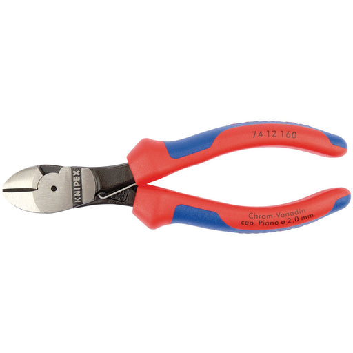 Draper Knipex 74 12 160 High Leverage Diagonal Side Cutters with Return Spring, Draper - Dynamic Drive