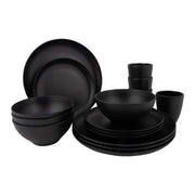 Bo-Camp Industrial Collection Tableware Orville 16 Pieces Black Bo-Camp - Dynamic Drive